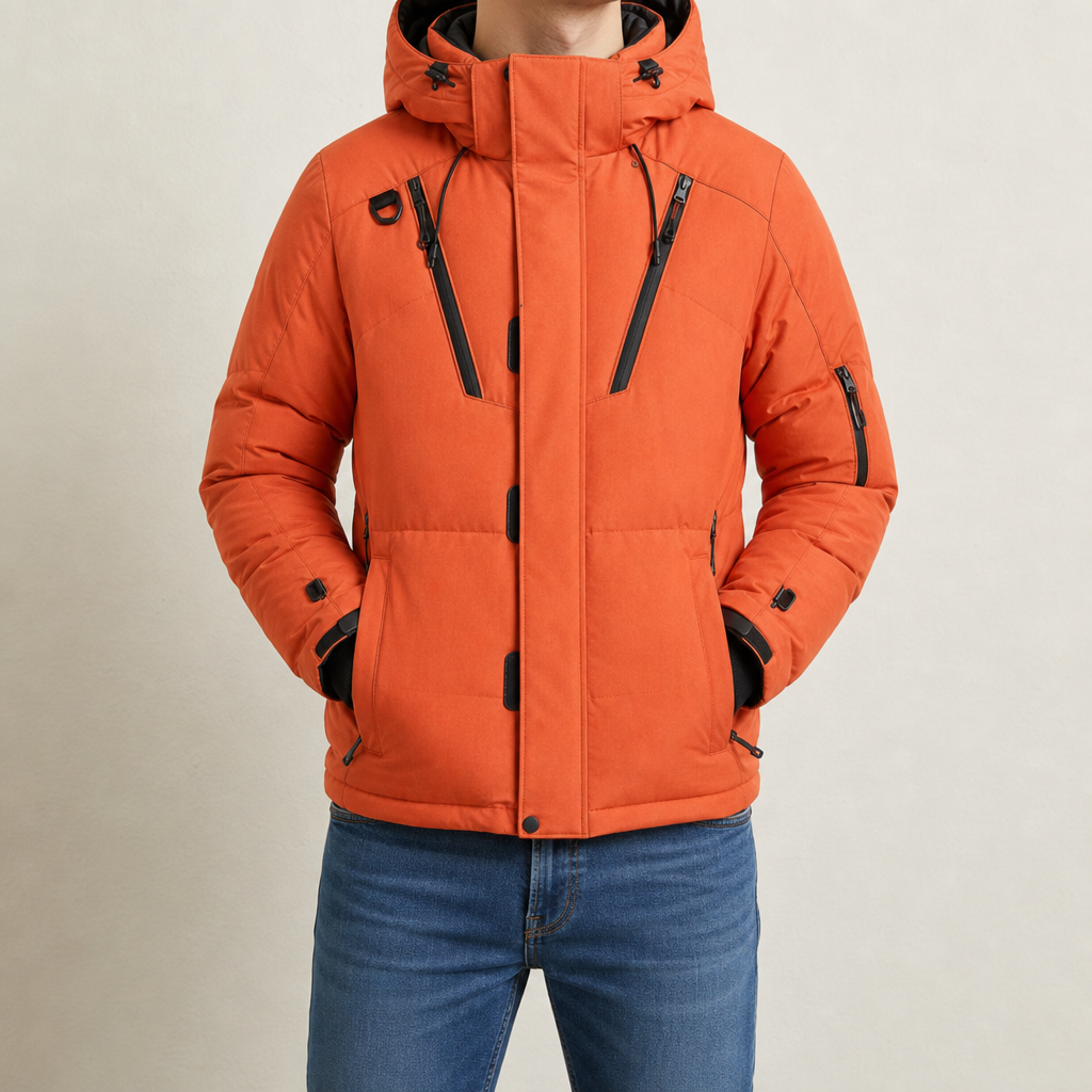 Rhys | Men's Hooded Down Puffer Jacket