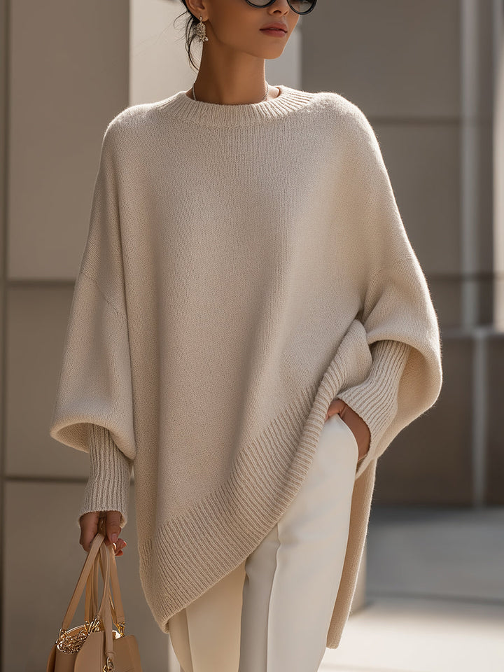 Astrid | Women's Oversized Crewneck Knit Sweater