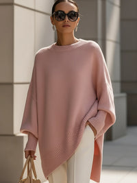 Astrid | Women's Oversized Crewneck Knit Sweater