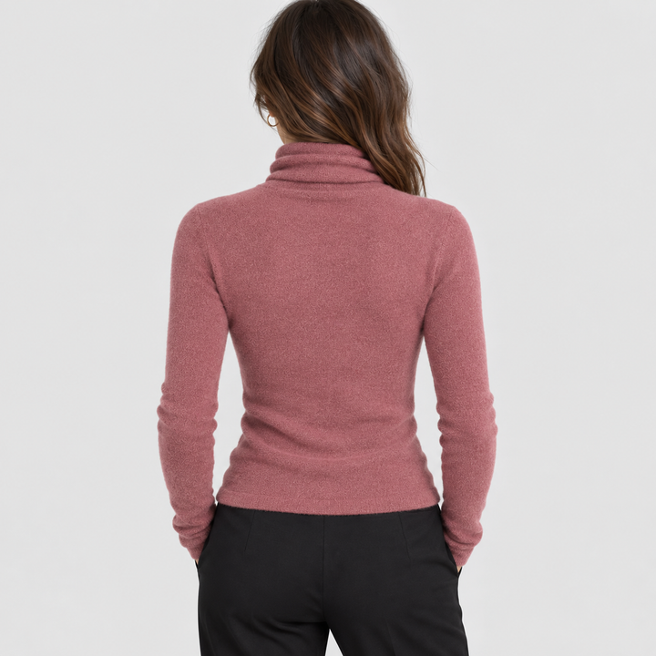 Noemie | Women's Wool Cashmere Turtleneck Sweater