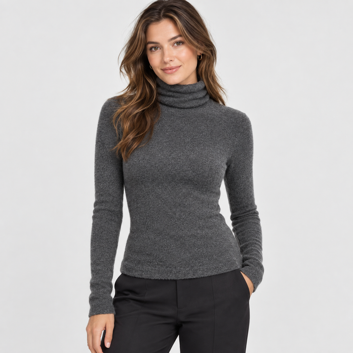Noemie | Women's Wool Cashmere Turtleneck Sweater