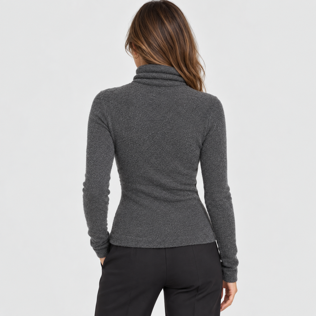 Noemie | Women's Wool Cashmere Turtleneck Sweater