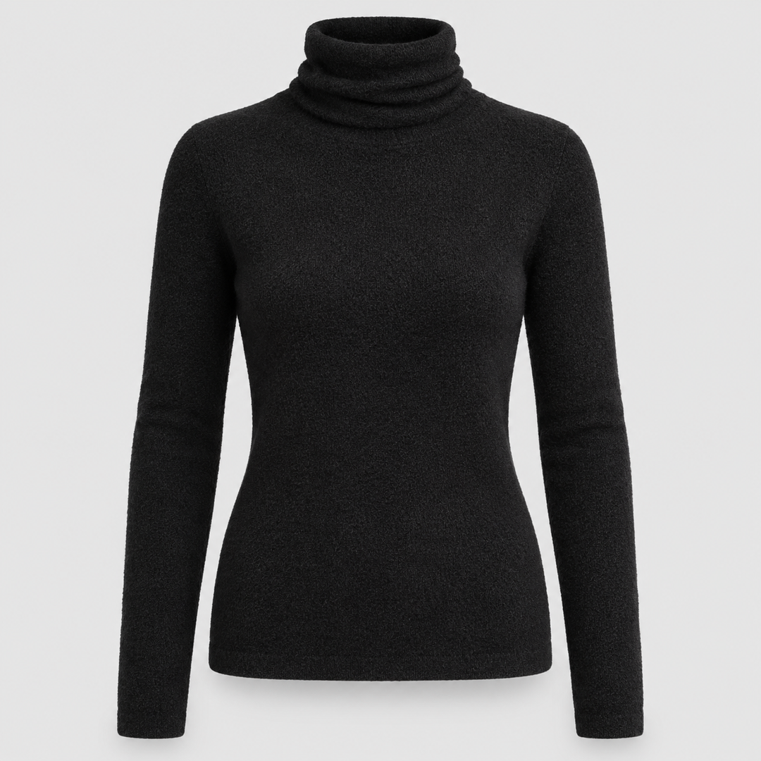 Noemie | Women's Wool Cashmere Turtleneck Sweater
