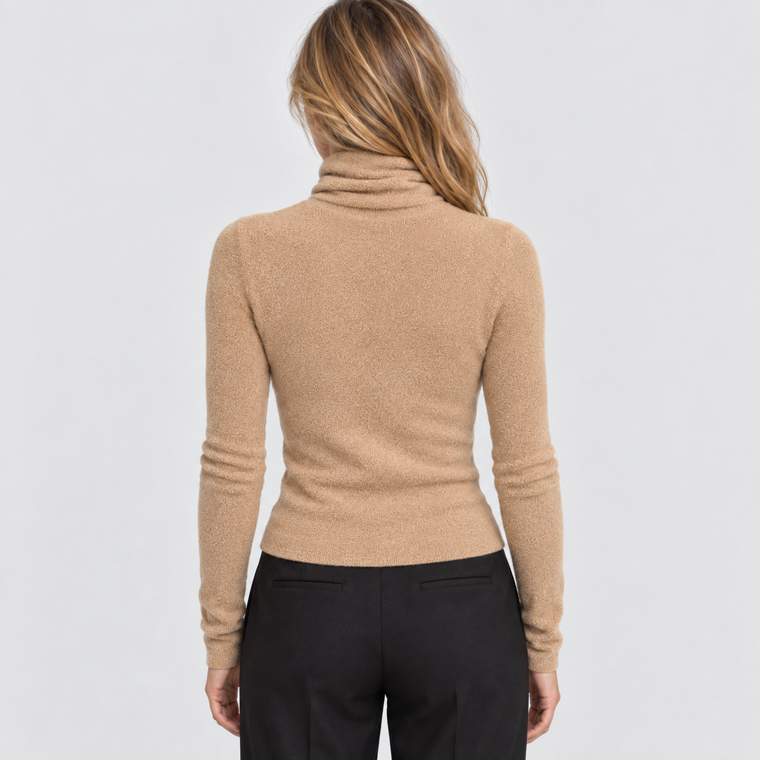 Noemie | Women's Wool Cashmere Turtleneck Sweater