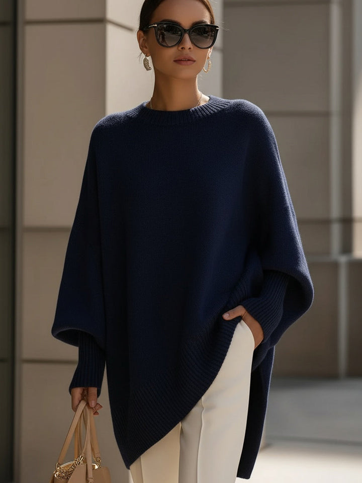 Astrid | Women's Oversized Crewneck Knit Sweater