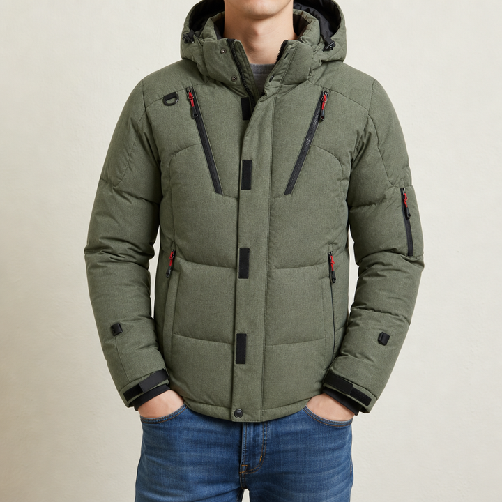 Rhys | Men's Hooded Down Puffer Jacket