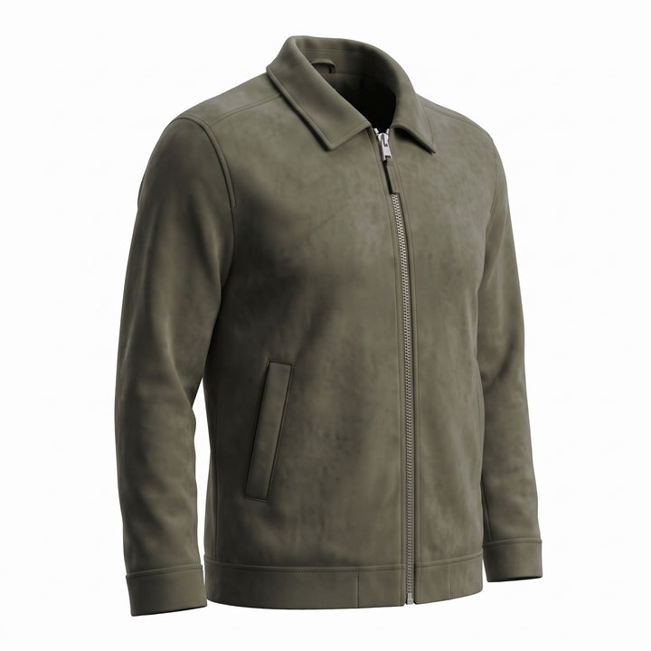 Archer | Men's Faux Suede Harrington Jacket