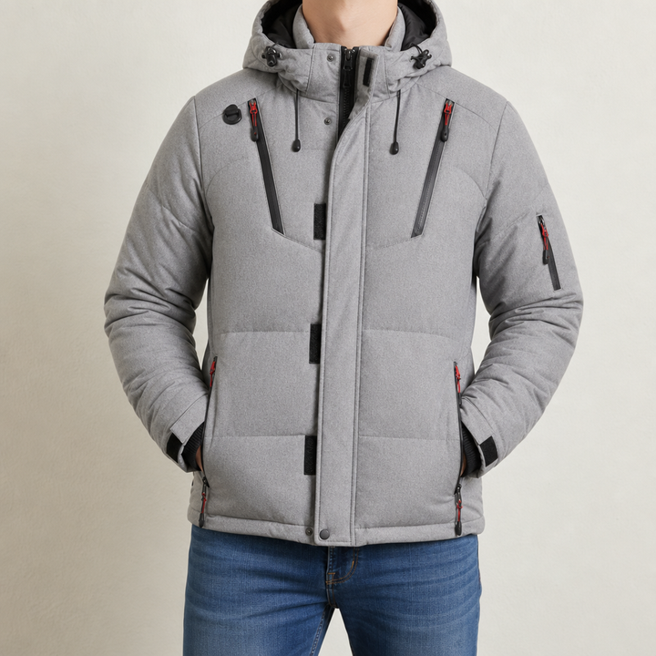 Rhys | Men's Hooded Down Puffer Jacket