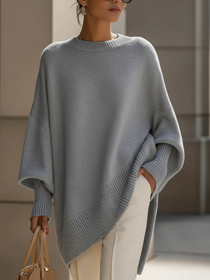 Astrid | Women's Oversized Crewneck Knit Sweater