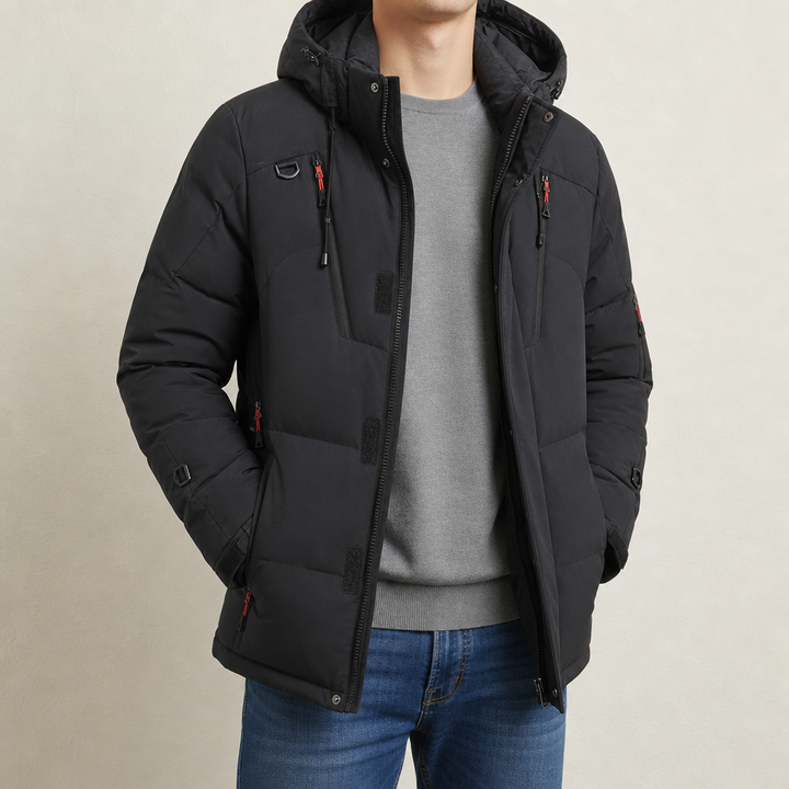 Rhys | Men's Hooded Down Puffer Jacket