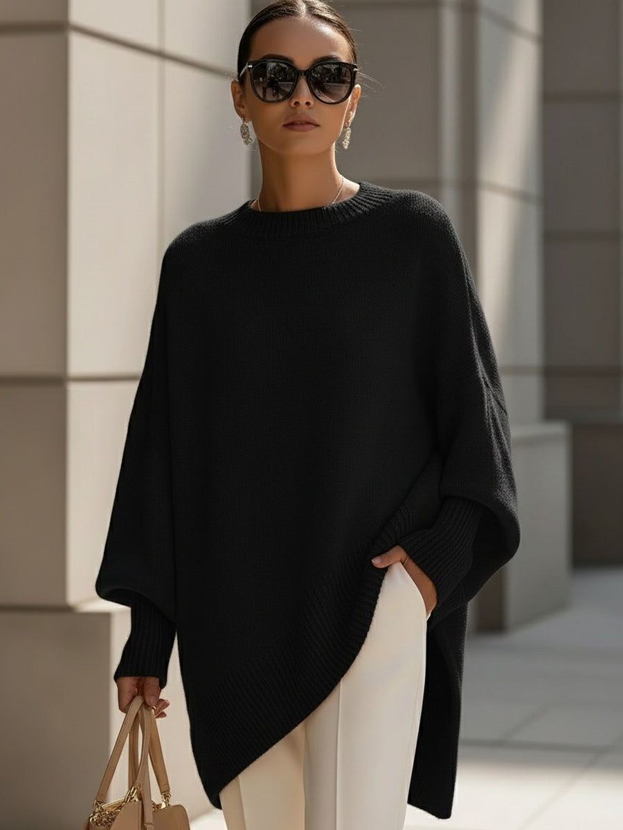 Astrid | Women's Oversized Crewneck Knit Sweater