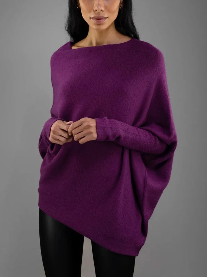 Maisie | Women's Asymmetric Cashmere Blend Jumper