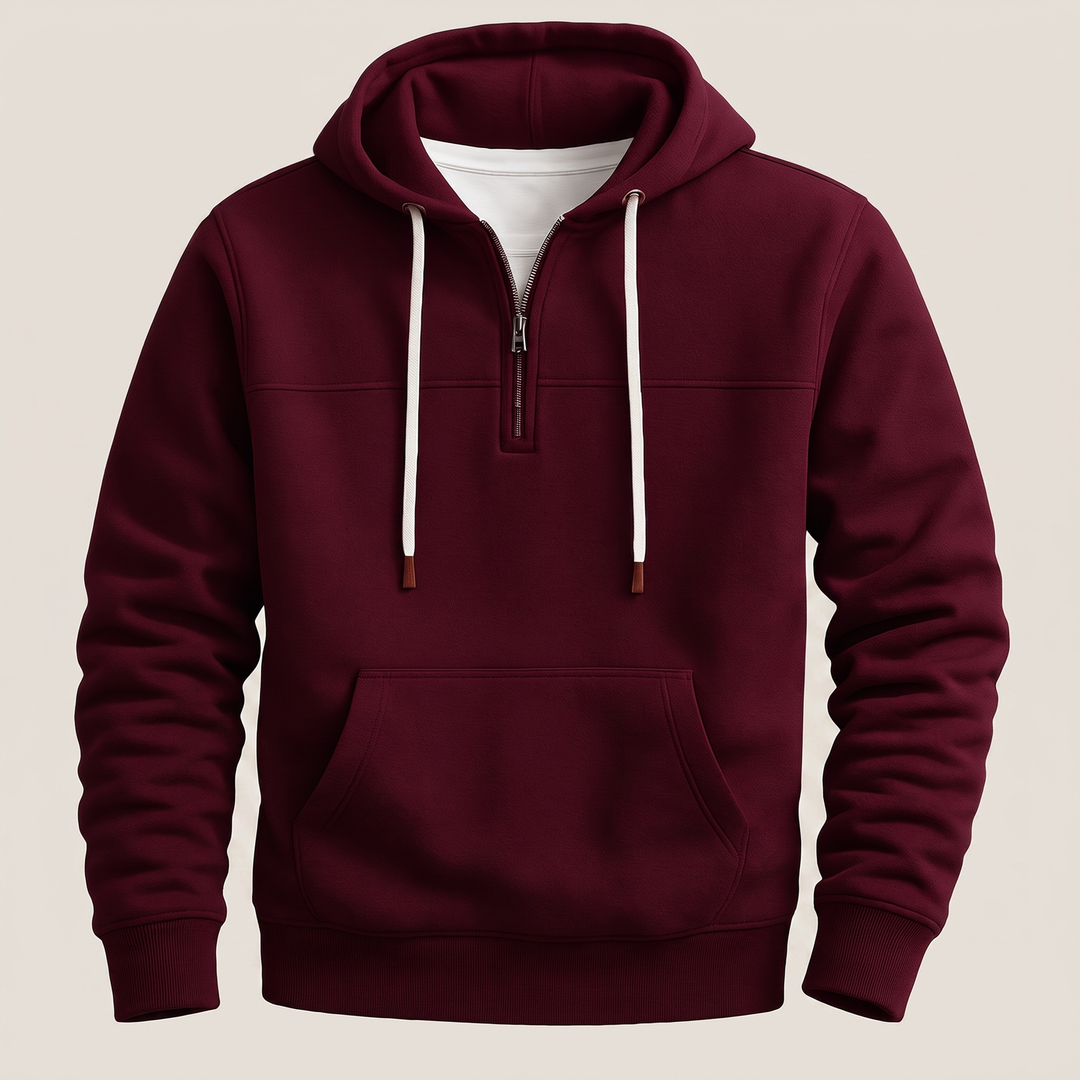 Donovan | Men's Relaxed Quarter-Zip Hoodie