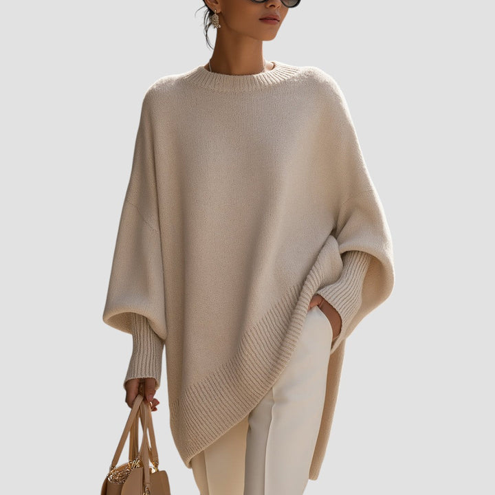 Astrid | Women's Oversized Crewneck Knit Sweater