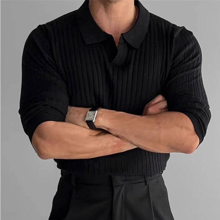 Emrys | Men's Bamboo Knit Polo Sweater