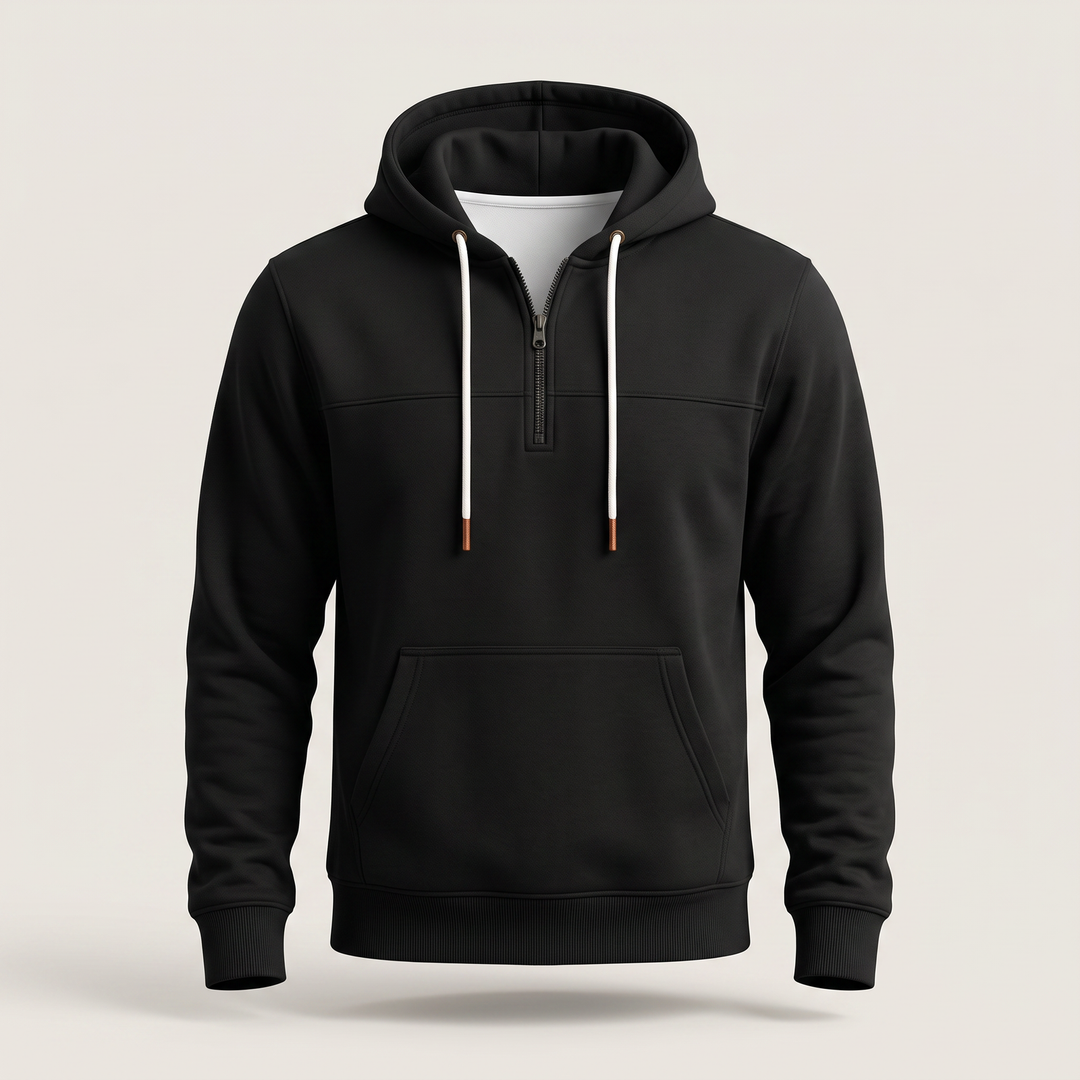 Donovan | Men's Relaxed Quarter-Zip Hoodie