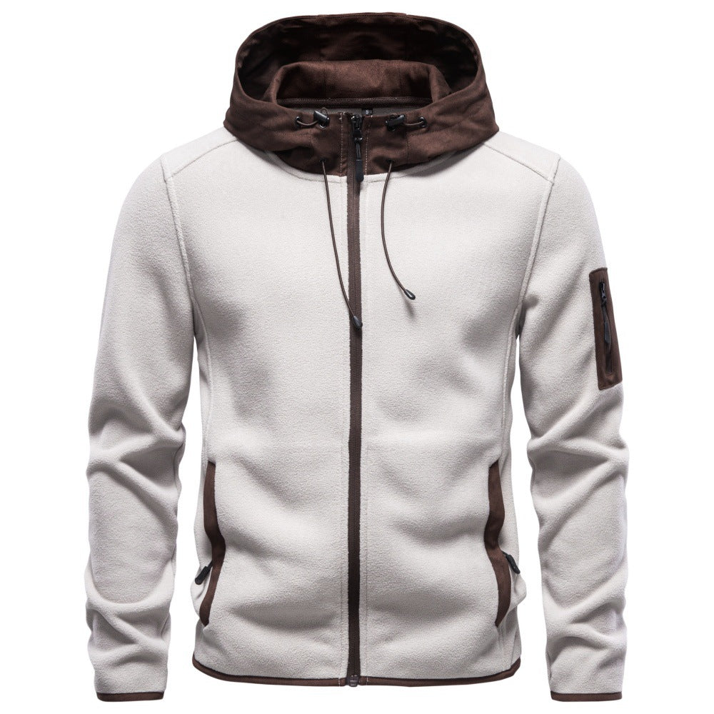 Cassian | Men's Colorblock Hooded Jacket