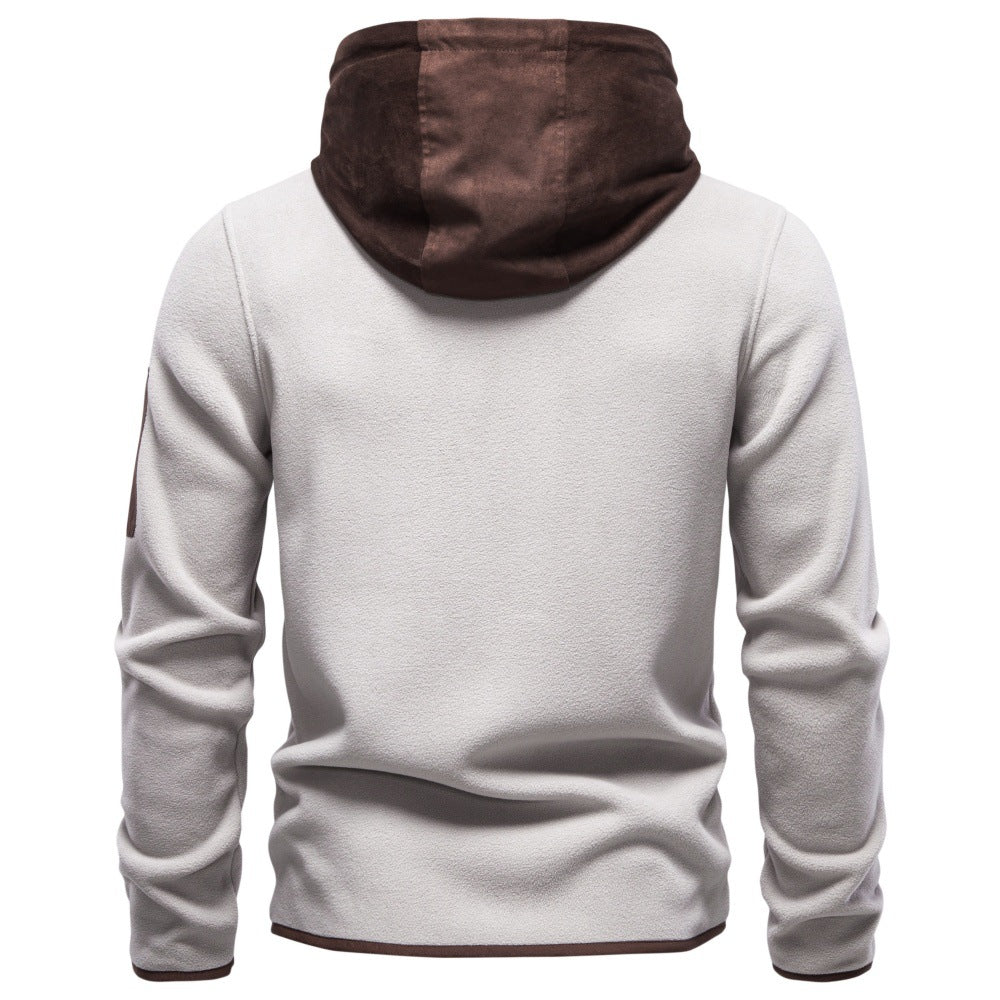 Cassian | Men's Colorblock Hooded Jacket