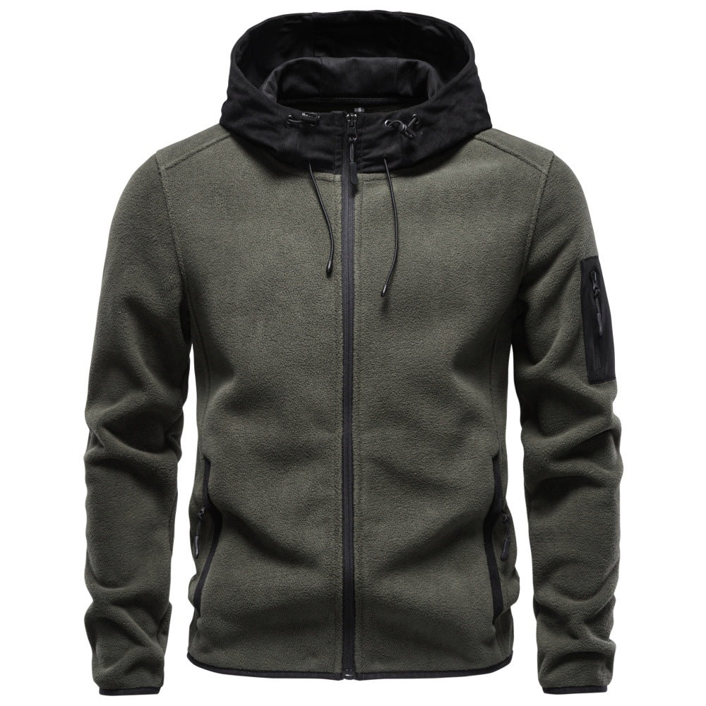 Cassian | Men's Colorblock Hooded Jacket