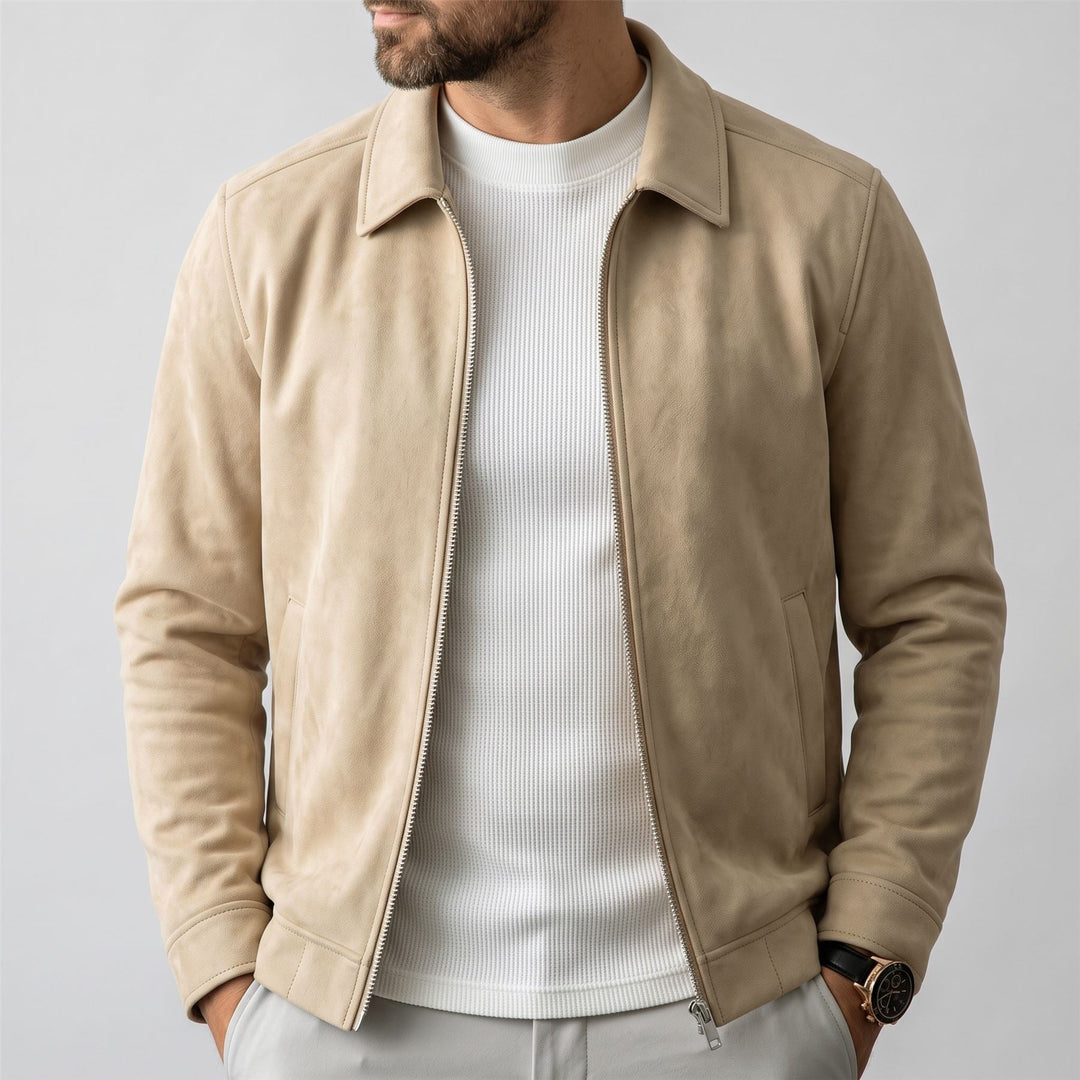 Archer | Men's Faux Suede Harrington Jacket