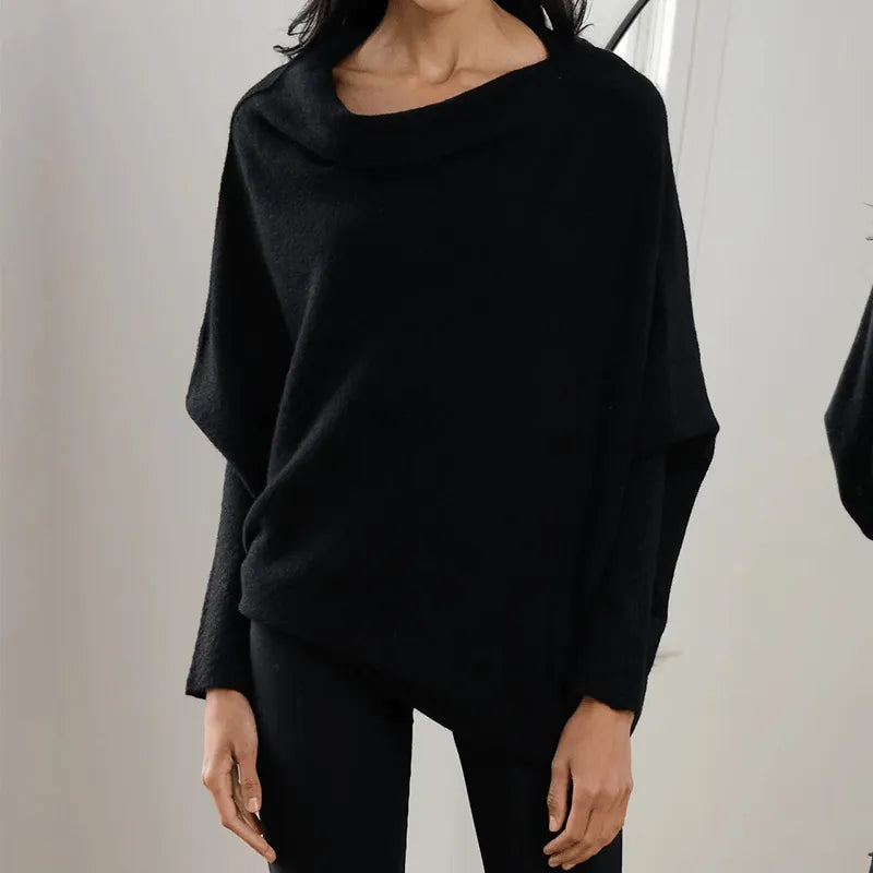 Maisie | Women's Asymmetric Cashmere Blend Jumper