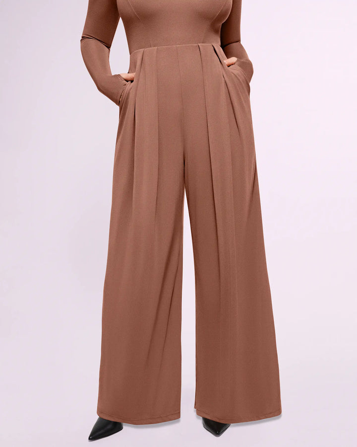 Capucine | Women's Square Neck Shaping Jumpsuit