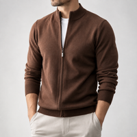 Ezra | Men's Full Zip Knit Cardigan