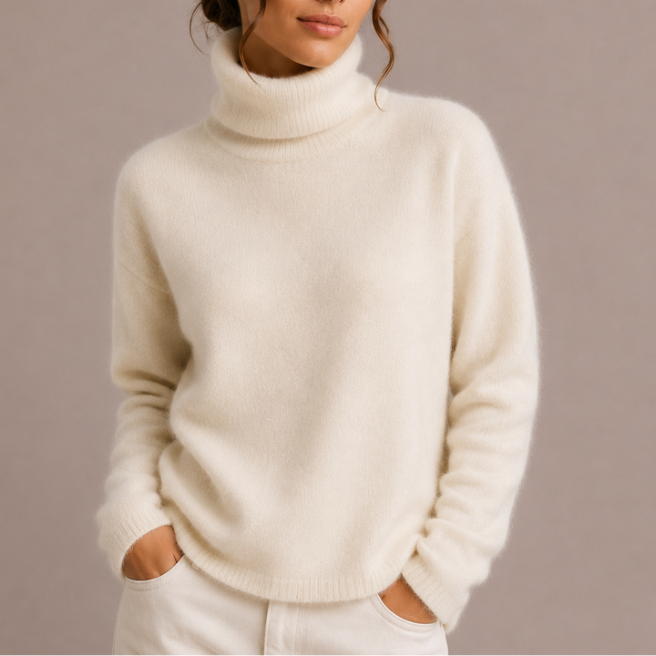 Lucy | Women's Classic Turtleneck Sweater