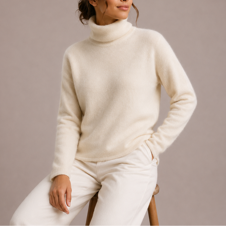 Lucy | Women's Classic Turtleneck Sweater