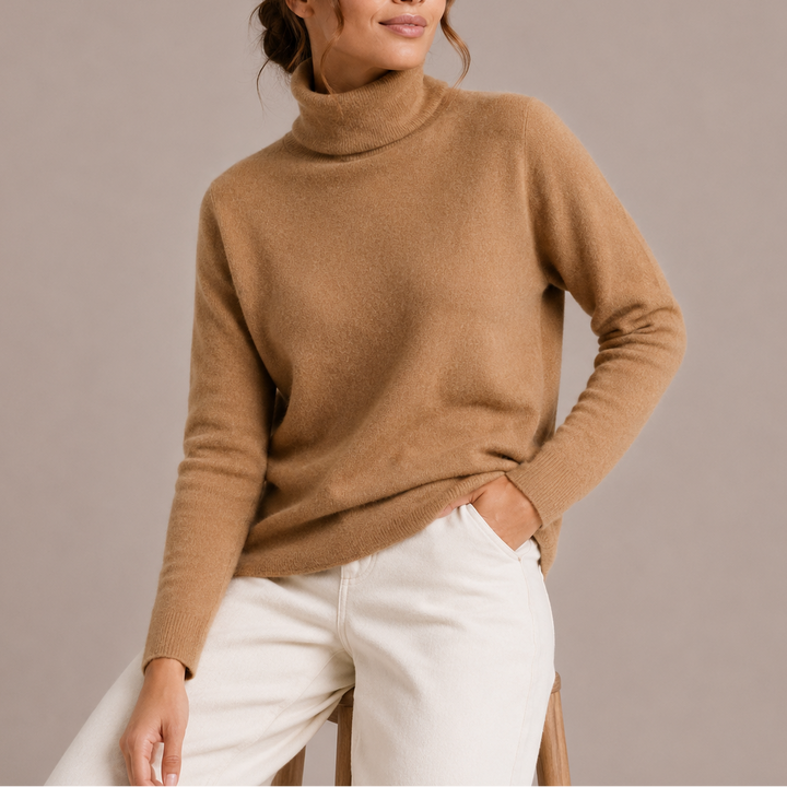Lucy | Women's Classic Turtleneck Sweater
