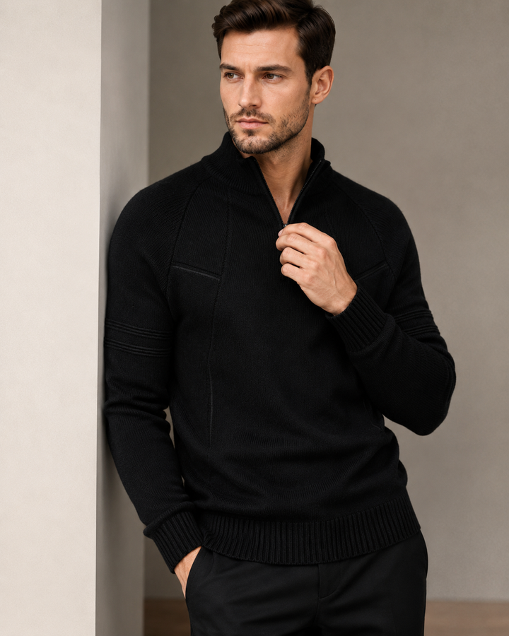 Dexter | Men's Zip Neck Knit Sweater