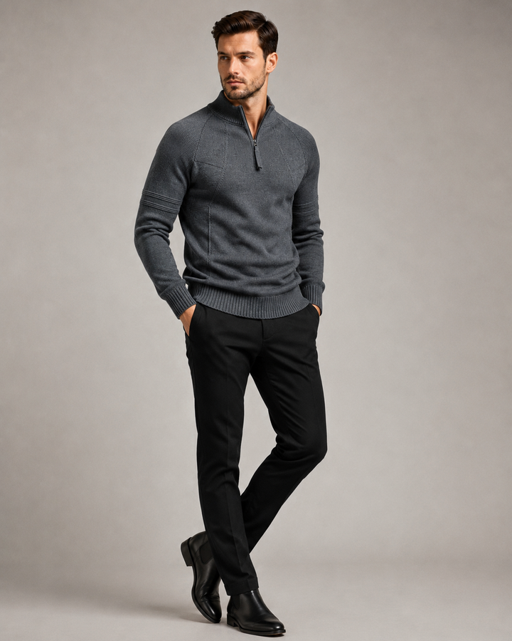 Dexter | Men's Zip Neck Knit Sweater