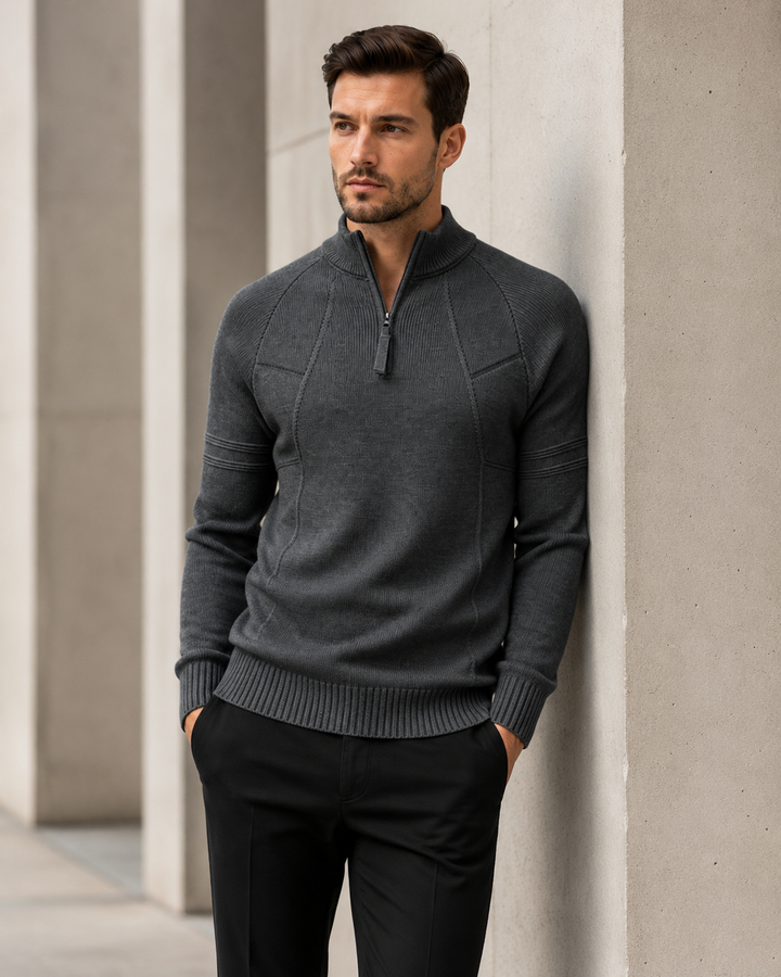 Dexter | Men's Zip Neck Knit Sweater