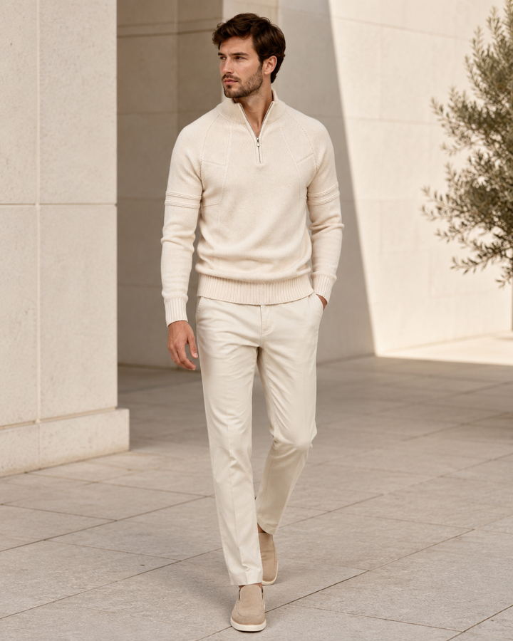 Dexter | Men's Zip Neck Knit Sweater