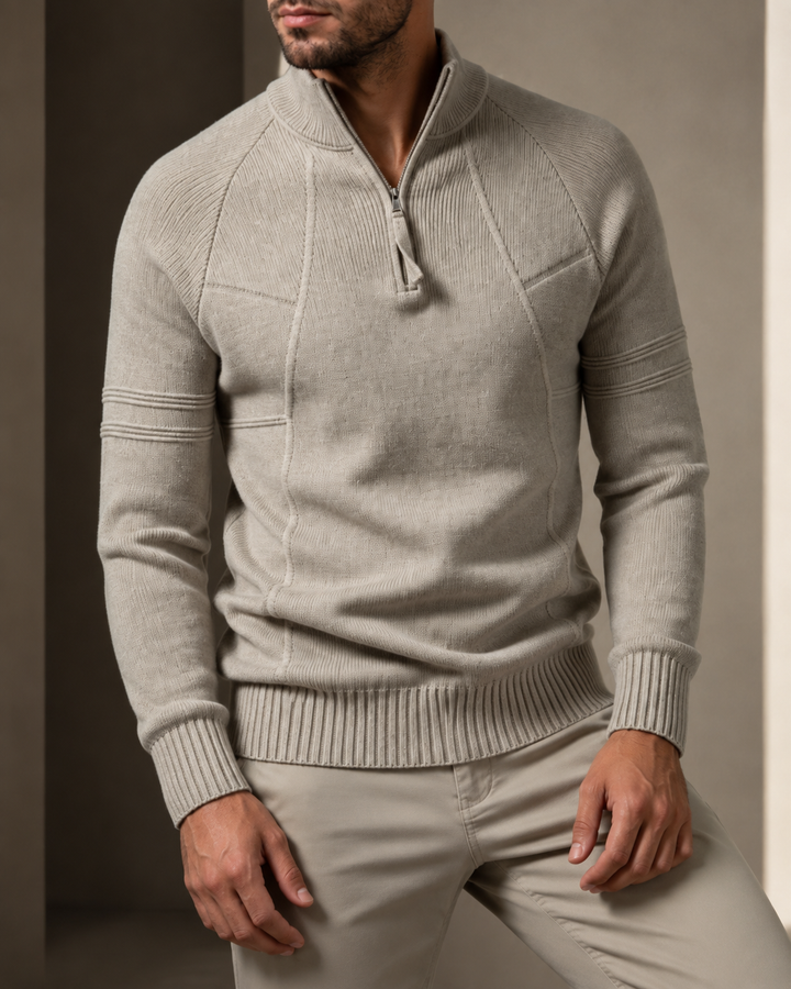 Dexter | Men's Zip Neck Knit Sweater
