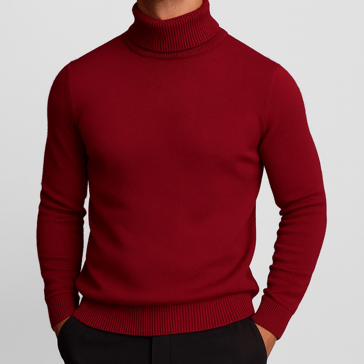 Nathaniel | Men's Wool Blend Turtleneck Sweater