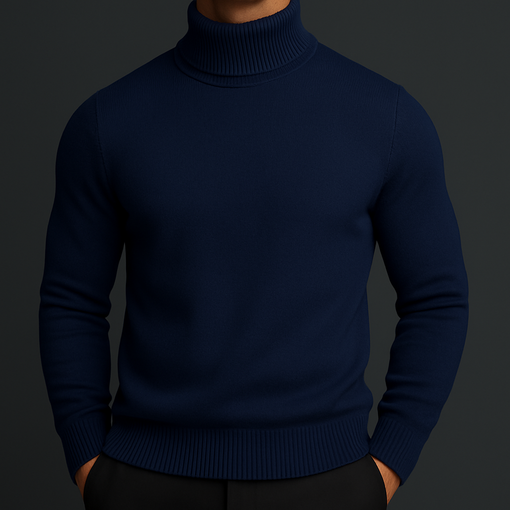 Nathaniel | Men's Wool Blend Turtleneck Sweater