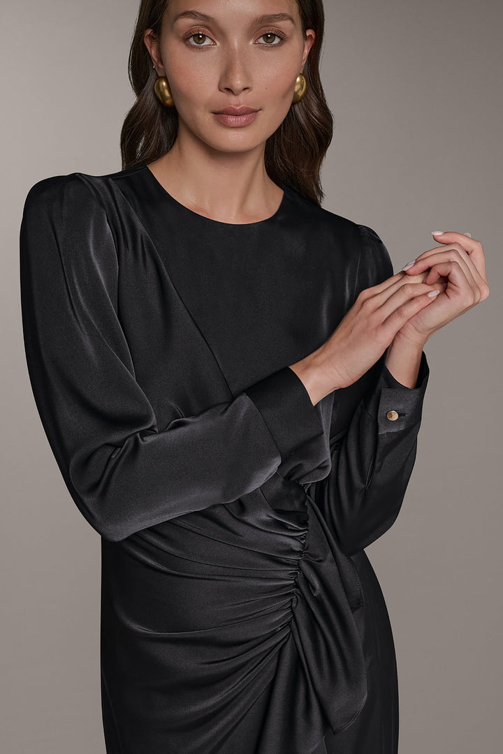 Hortense | Women's Cascade Ruffle Midi Dress
