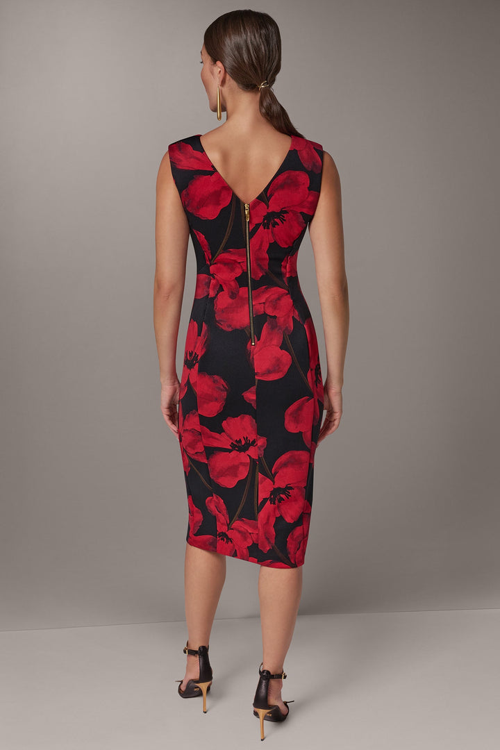 Oriane | Women's Floral Sheath Midi Dress