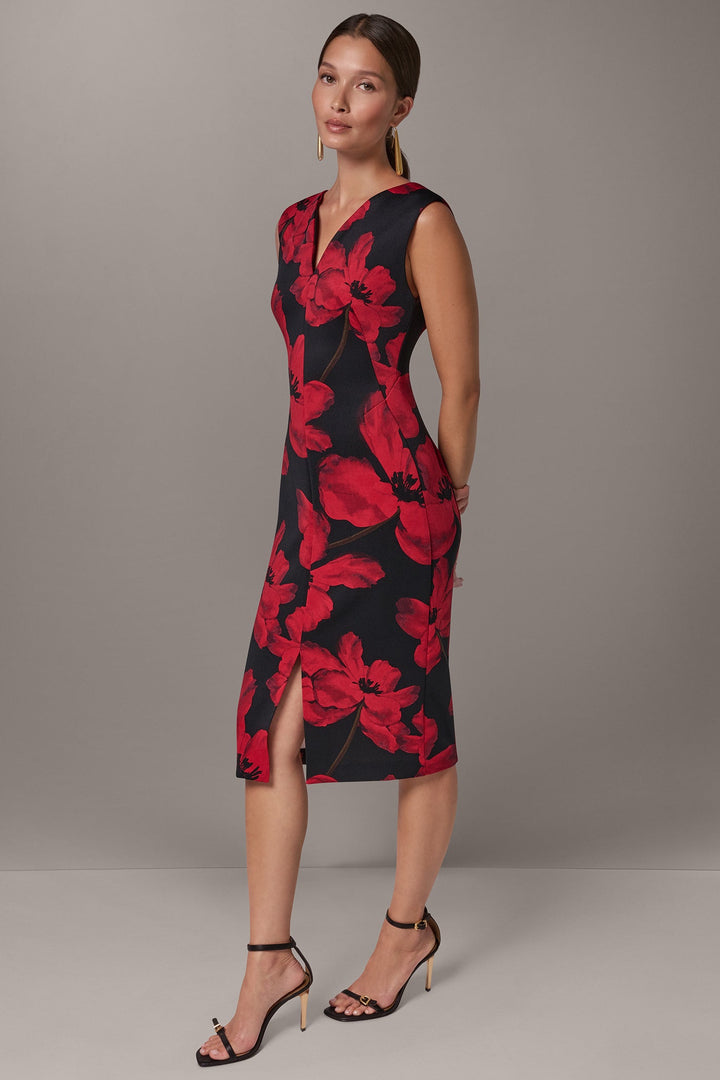 Oriane | Women's Floral Sheath Midi Dress