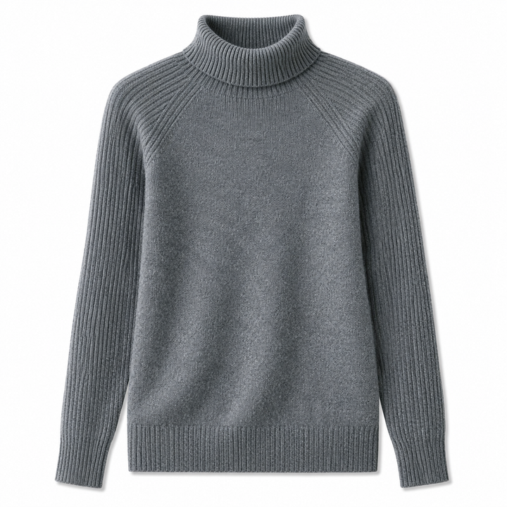Delphine | Women's Cashmere Blend Turtleneck Sweater