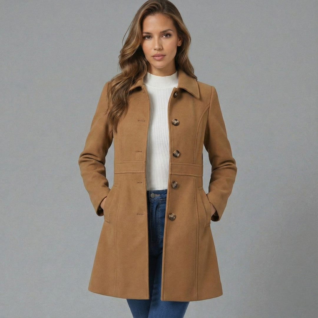 Matilda | Women's A Line Button Coat