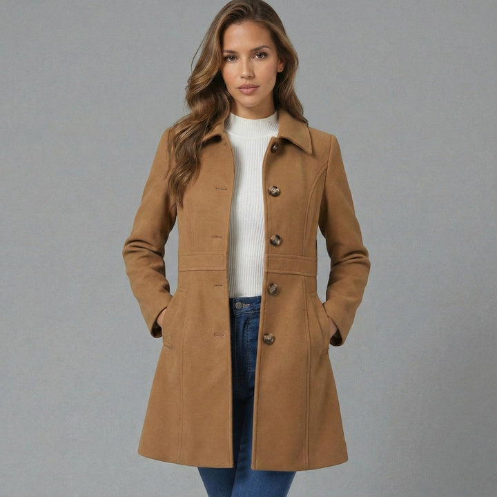 Matilda | Women's A Line Button Coat