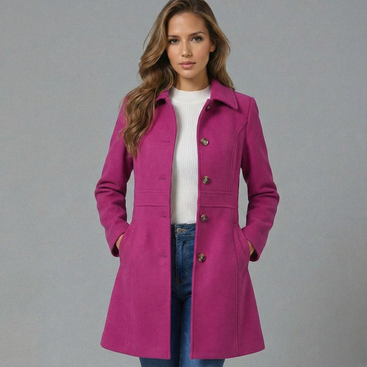 Matilda | Women's A Line Button Coat