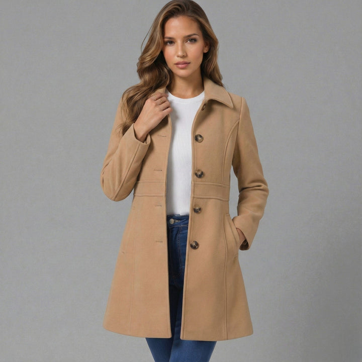 Matilda | Women's A Line Button Coat