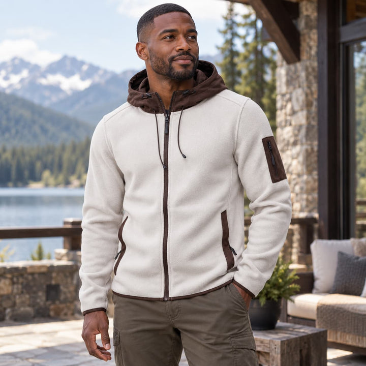 Cassian | Men's Colorblock Hooded Jacket
