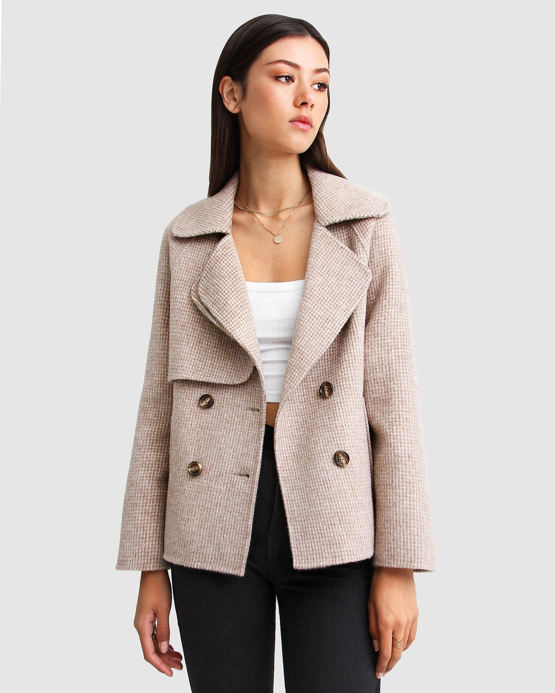 Constance | Women's Double Breasted Peacoat