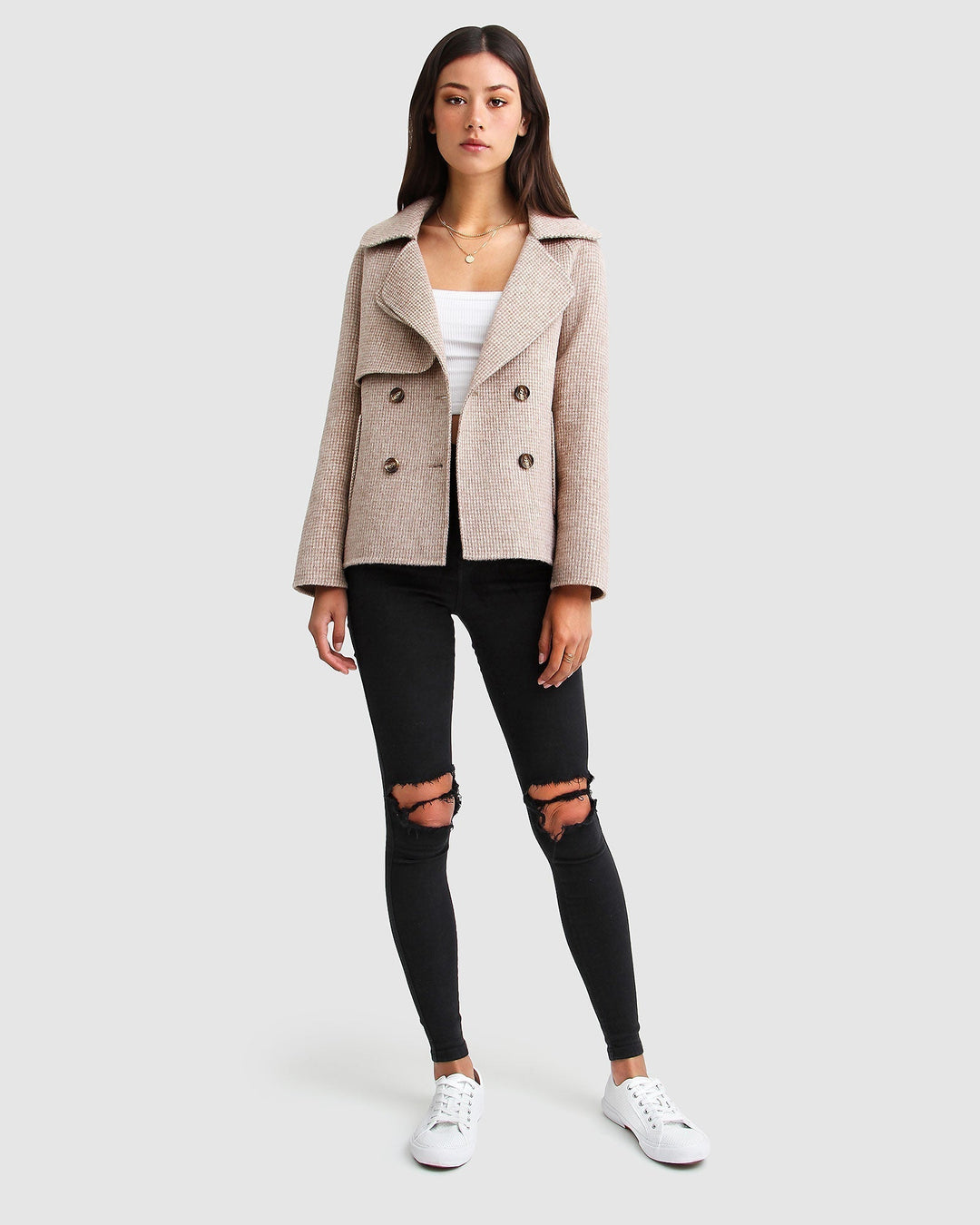 Constance | Women's Double Breasted Peacoat