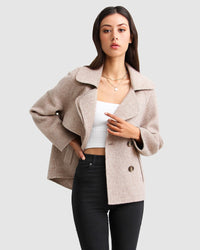 Constance | Women's Double Breasted Peacoat