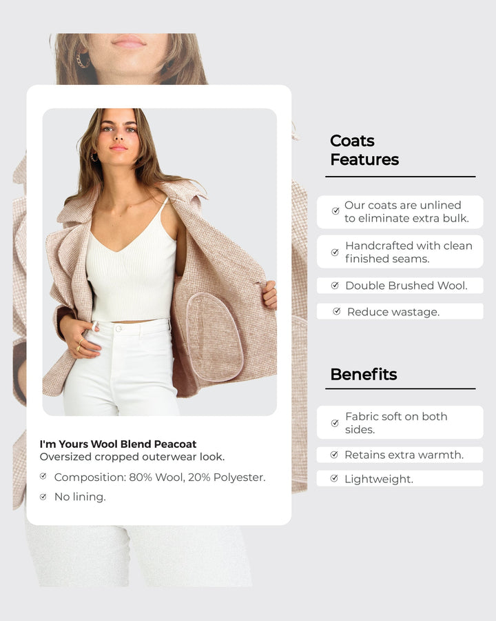 Constance | Women's Double Breasted Peacoat